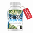 Omega 3 Fish Oil 2000mg HIGH Potency 800mg EPA DHA 600mg BURPLESS Supplement Non GMO Omega 3 Vetzuur Supplementen HIGH DOSE Visolie voor honden Katten Mensen Made in USA