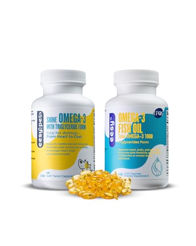 Shine Omega-3 Fish Oil Supplement, Supports Heart, Brain & Eye Health, Promotes Joint Mobility, EPA & DHA in Natural Triglyceride (TG) Form