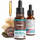 Wellness USDA Organic Mushroom Immune Liquid Drops – Mushroom Tincture Extract for Focus, Memory & Mood – Alcohol-Free Mushroom Immune Supplement, Fruiting Body, Vegan, Non-GMO, 1 fl oz