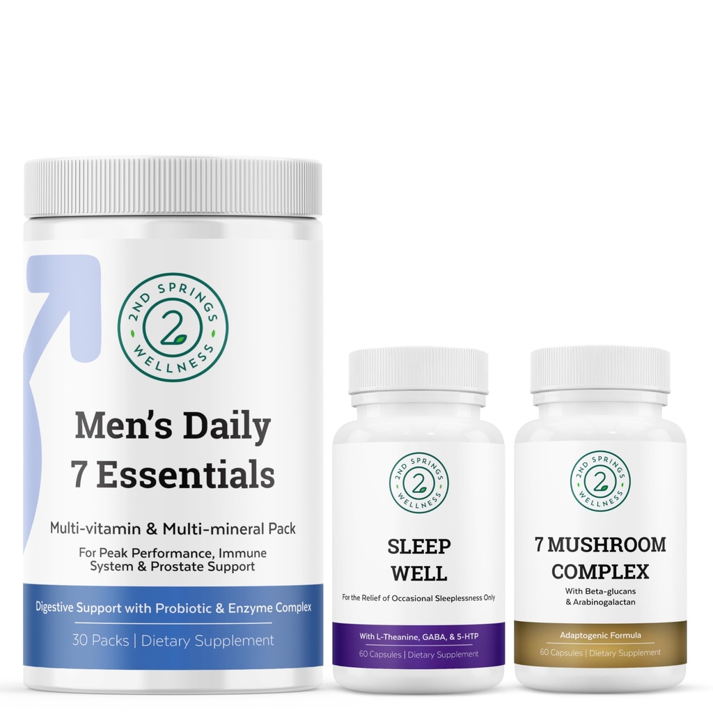Complete Men's Wellness and Sleep Support Bundle