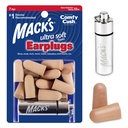 Mack’s Ultra Soft Foam Earplugs, 7 Pair + Case – 33 dB Highest NRR, Comfortable Ear Plugs for Sleeping, Snoring, Travel, Concerts, Studying and Noise