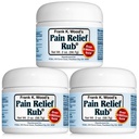 FRANK K. WOOD'S PAIN RELIEF RUB-2 oz (3 Jars)