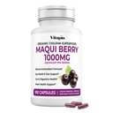 Vitapia Maqui Berry 1000mg - Maqui Berry Powder Supplement - Vegan Friendly, Non-GMO en Glutenvrije - 180 Veggie Capsules