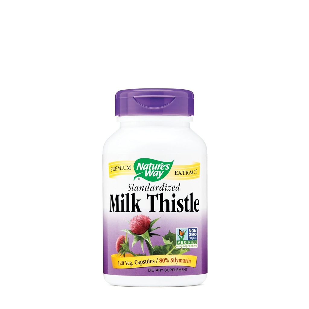 Natures Way Milk Thistle Standardized, 120 Tellen
