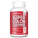 Health Plus Super Colon Reiniging 30 dagen Levering van zacht Gut Cleanse Detox, Psyllium Husk, Probiotica voor Constipatie Verlichting & Digestieve Ondersteuning, 120 capsules