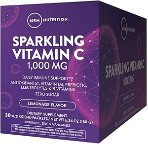 MRM Voeding Sparkling Vitamine C 1000mg met vitamine D + zink + prebiotica