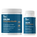Dr. Tobias Colon 14 dagen Reiniging en Colon Dagelijkse Gezondheid, Geavanceerde Gut Cleanse Detox & Dagelijkse Digestieve Ondersteuning met Psyllium Husk Fiber Powder, Digestieve Wellness Bundle, Non-GMO