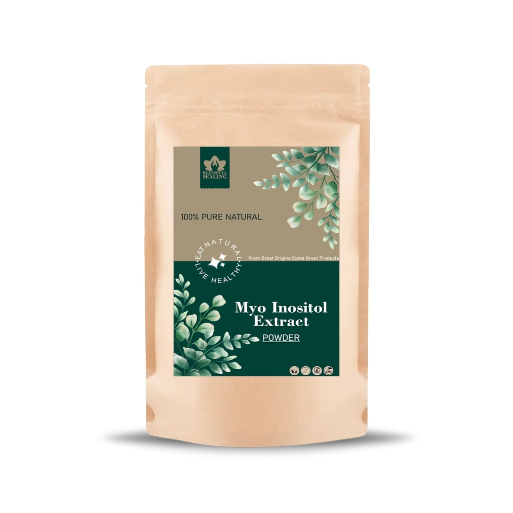 Blessfull Healing Myo Inositol Extract Powder 100% Pure Natural 200 Gram / 7.05 oz