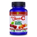 CO. 100% plantaardige vitamine C 60 capsules 125mg - Volwassenen Immuunsysteem Antioxidant Ondersteuning Dieetsupplement - Whole Food Vegan Supplements from Organic Non-GMO Gluten-Fruits