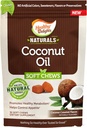 Gezonde Delights Naturals, Kokosolie Zachte Kauwen, Promoot Gezond Metabolisme, Helpt controle van de eetlust, Delicious Coconut Caramel smaak, 30 Tellen