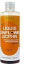 Kacia Pure Sunflower Lécithine Liquid Food Grade - Emulsifiant et stabilisant pour les produits cuits au four, les chocolats et les comestibles - Hydratant dans la peau et les cheveux Créations cosmétiques - mis en bouteille aux États-Unis (8 oz.)
