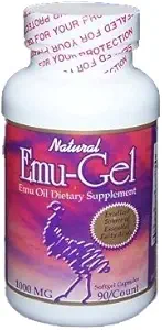 Ultra Emu-Gel Emu Oil Dieetsupplement Zachte Gel Capsules 90/750mg