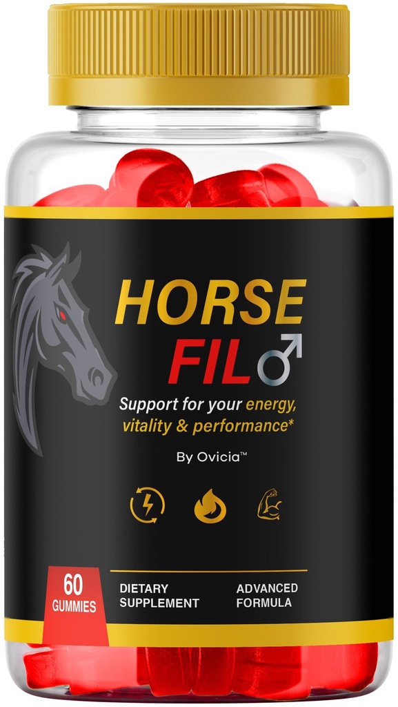Horsefil Gummies - Official Horsefil Gummys with All Natural Ingredients, Advanced Horsefil Maximum Strength Vitamins Formula for Wellness & Overall Health Support, 60 Gummies for 1 Month