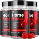 (3 Pack) Horse Boost Gummies for Men, Supplement Formula (180 Gummies)