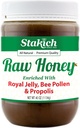 Stakich Royal Jelly, Bee Pollen, Propolis Raw Honing - Pure, Onbewerkt, Onverhit - 40 Ounce