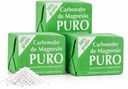 Pure Magnesium Carbonate - 3-Pack Magnesium Block for Gymnastics, Climbing, and Weightlifting - Carbonato de Magnesio Puro para Escalada, Gimnasia y Levantamiento de Pesas - Eco-Friendly