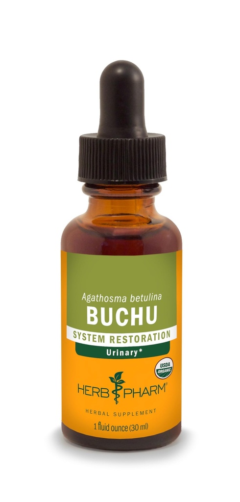 Herb Pharm Certified Organic Buchu Liquid Extract voor ondersteuning van het urinesysteem, 1 Fl Oz