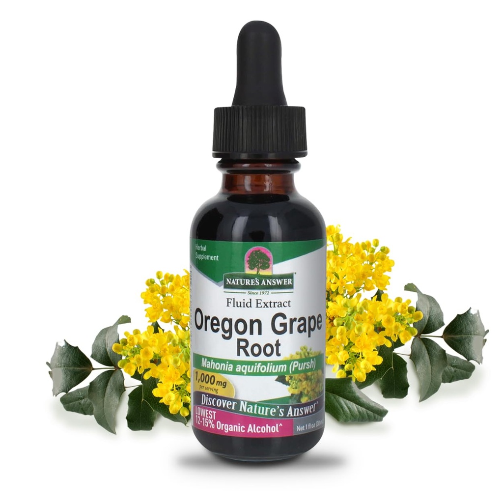 Antwoord Oregon Grape Root with Low Organic-Alcohol 1oz Extract 