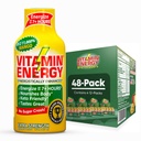 Vitamine Energie B12 11.000% Extra sterkte Energie Shot Mango 48 Pack, 260mg Natural Cafeine, B12 & B6, Nootrope Focus, Vitality, Zero Sugar, Gluten-Free, Vegan, Kosher, 1,93 fl oz