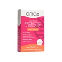 Omax Health Prebiotica and Probiotics Complex for Women, pH Balance, Vag Health, Urinary Tract, Yeast & BV Prevention, Lactobacillus & Bifidobacterium 