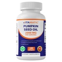 Vitamatic Pumpkin Seed Oil 2000mg Softgel Capsules per portie - 180 Softgels - 1000mg per softgel