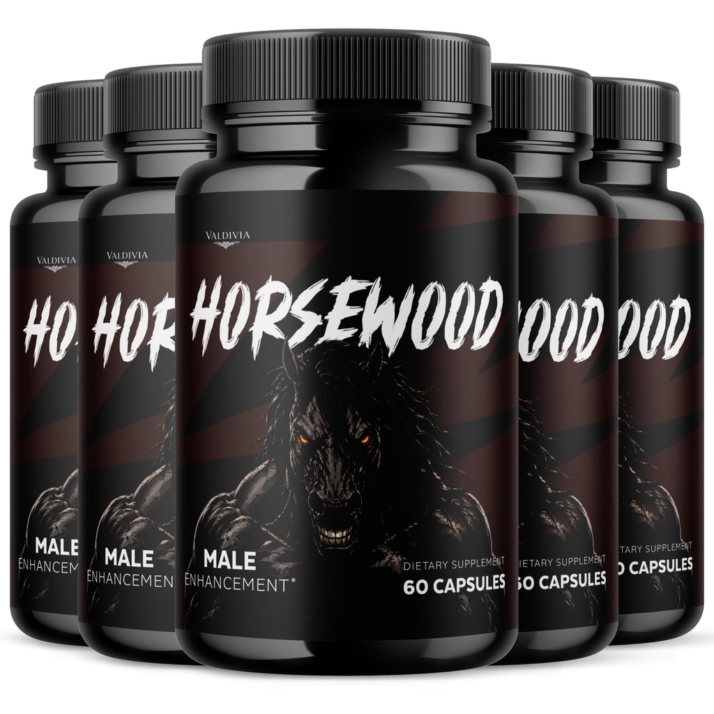 Valdivia (5 Pack) Horsewood Capsules - Official Horse Wood Supplement, Premium Formula, Natural Vitamins for Health & Wellness - 300 Capsules for 5 Months