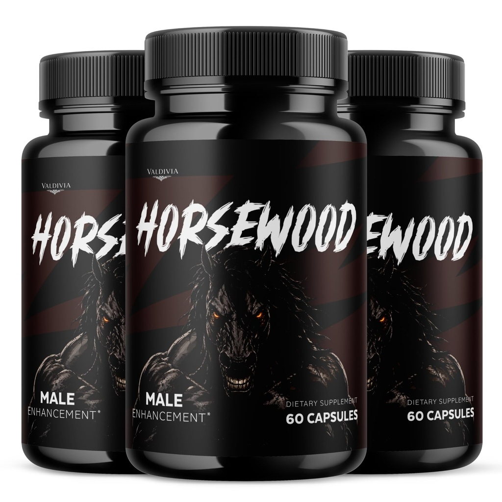 Valdivia (3 Pack) Horsewood Capsules - Official Horse Wood Supplement, Premium Formula, Natural Vitamins for Health & Wellness - 180 Capsules for 3 Months