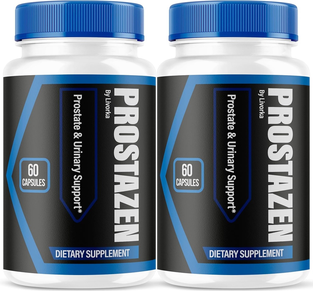 (2 Pack) Prostazen Capsules - Officiële Prostazen Pillen Supplement voor mannen, Alle Natuurlijke Premium Prostazen Plus voor mannen, Advanced Support Natuurlijke Formule Prostazen Review, 120 Capsules voor 2 maanden