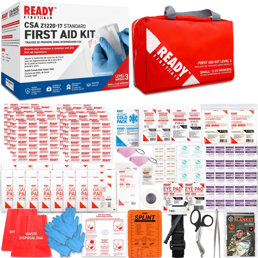 Ready First Aid CSA Type 3 Intermediate First Aid Kit for 2-25 Workers