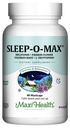 Maxi Health Volwassenen Herbal Sleep-O-Max met Valeriaan Root, Melatonine, Tryptofaan, Passiebloem - Natural Sleep Supplement - Kalm Slaap Ondersteuning Formule