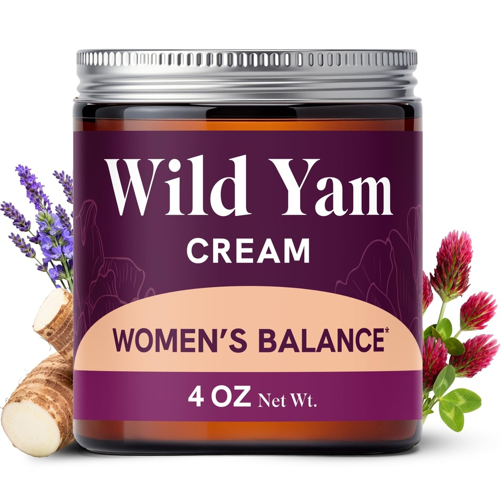 Wild Yam Cream for Hormone Balance 
