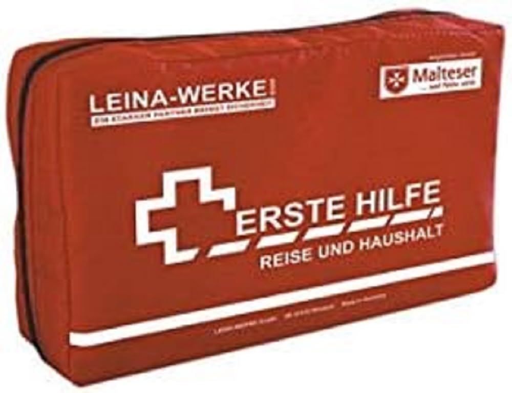 Leina Works Ref Girls First Aid Travel and Household Set 27 Pieces, Red