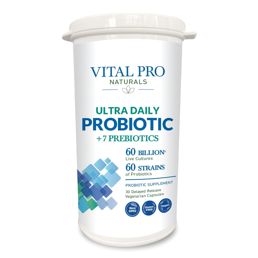 Vital Pro Naturals - Ultra Daily Probiotic Plus Prebiotica 30 Capsules