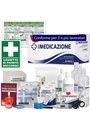 ONFARMA Replenishment Kit Complete with First Aid Sign Replacement for Medical Cassette Dressing Pack Without Pressure Gauge for Companies with 3 or More Workers D.M. 388 all.1