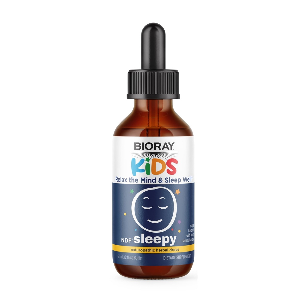 BIORAY Kids NDF, Maple - 2 fl oz - Through The Night - Non-GMO, Vegan, Glutenvrij - 1-2 maand levering