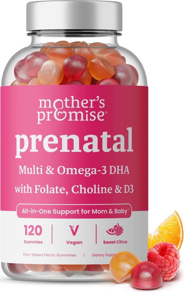 Prenatale vitamine Gummies met DHA 