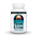 Bron Naturals L-Proline & L-Lysine, 550mg - 60 tabletten