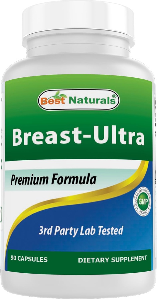 Best Naturals Borst-Ultra Borst uitbreiding Pillen 90 Capsules (90 Tellen (verpakking 1))