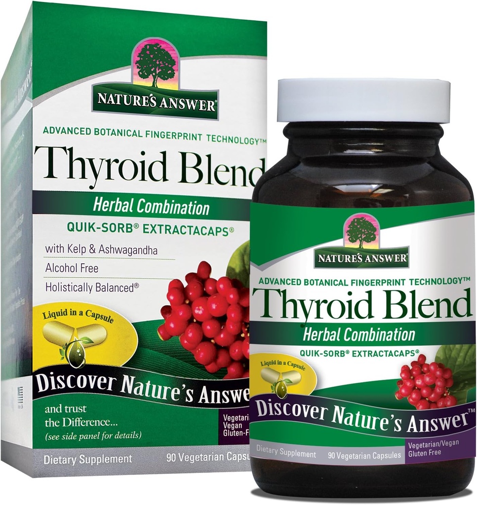 Het antwoord van de natuur Schildklier Complete Blend Vegetarische Capsules 90 Telling 