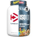 Dymatize x Fruitige Pebbles ISO100 Wei Proteïnepoeder Isolaat, 25g eiwit, 5.5g BCAA's, 120 Cal., Glutenvrij, 1g Vet, 1g Suiker, 2g Carb (45 Servers)