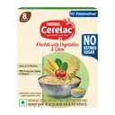 Nestlé CERELAC Baby Cereal Khichdi with Veg & Ghee, No Refined Sugar, 300g