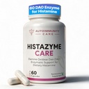 Autoimmunity Care Histazyme Care DAO Enzyme Supplement 20,000 HDU – Anti Histamine Blocker for Histamine Intolerance, Digestive Enzymes for Men, Gut Health for Women, Quercetin Phytosome, 60 Caps