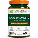 Pure Nutrition Saw Palmetto 1000mg Extract | 60 Veg Capsules | Supports Prostate Health | Boosts Urinary Function | Natural Herbal Supplement