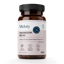 Miduty Chelated Magnesium Bisglycinate (Glycinate) | 1500mg Supplement for Sleep, Stress Relief, Muscle Recovery & Muscle Cramps | 300mg Elemental Magnesium | High Absorption with Vitamin B6 | 60 Veg Capsules