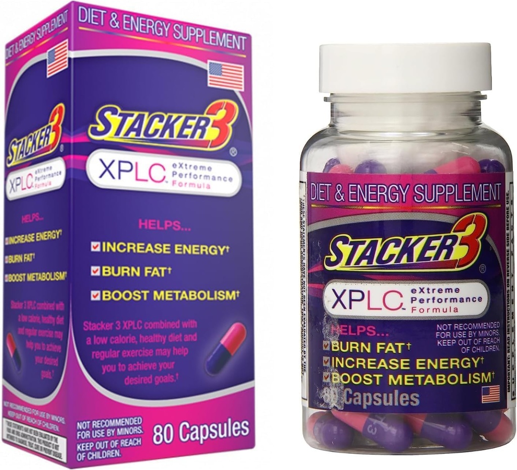 Generieke Stacker 3 XPLC - 80 capsules - inclusief Jump Touw