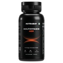 Nutrabay Pro Active Multivitamin for Men with Zinc, Magnesium, Vitamin B,C,A,E – Enhances Energy, Immunity & Better Sleep– 60 Veg Capsules | 100% RDA for Viamins & Minerals | Purity Tested Supplement