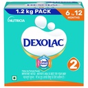 Dexolac Stage 2 Follow up Formula for Babies - (6-12 months) - with Iron,Vit C, Zinc, Protein & other Vital nutrients - 3x400g -Bag -in -Box