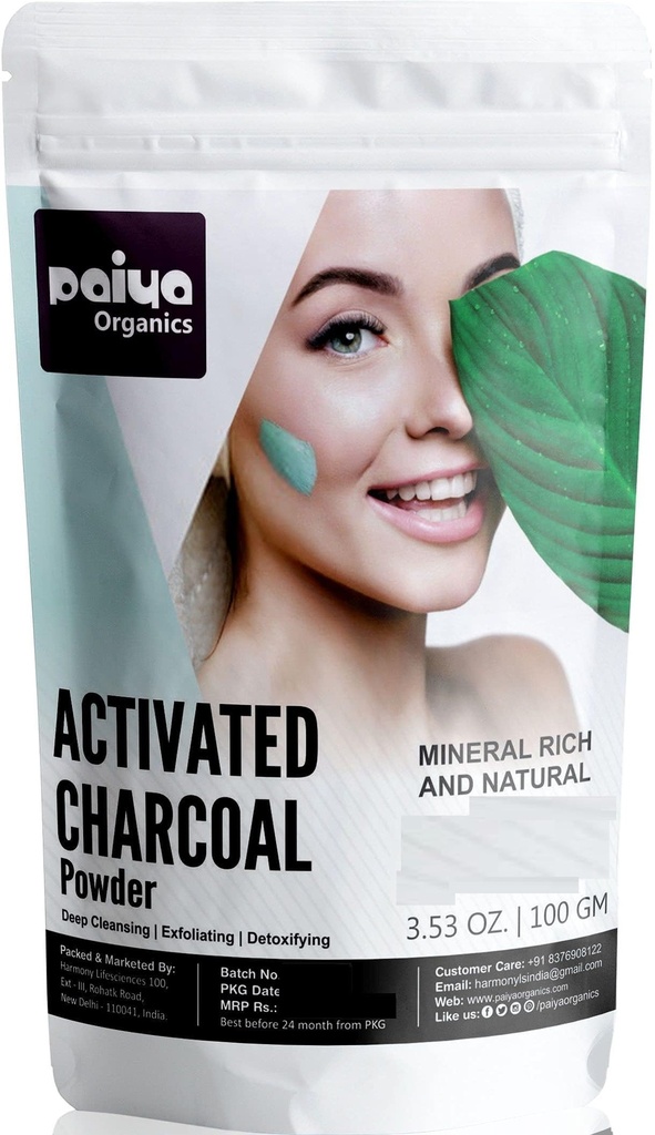 100% Natural Activated Charcoal Powder | 100GM |