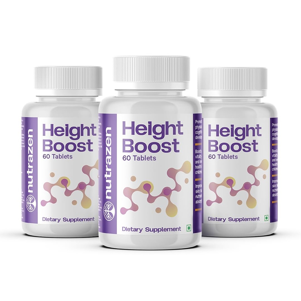 Height Boost - Pack of 3 | Height Growth for Kids, Teens