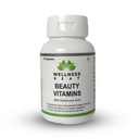 Wellness Beat Beauty Vitamins Capsules | Immunity Booster and Antioxidant | Dietary Supplement for Healthy Skin | Supplement for Glowing Skin and Stronger Hair (60 Capsules)